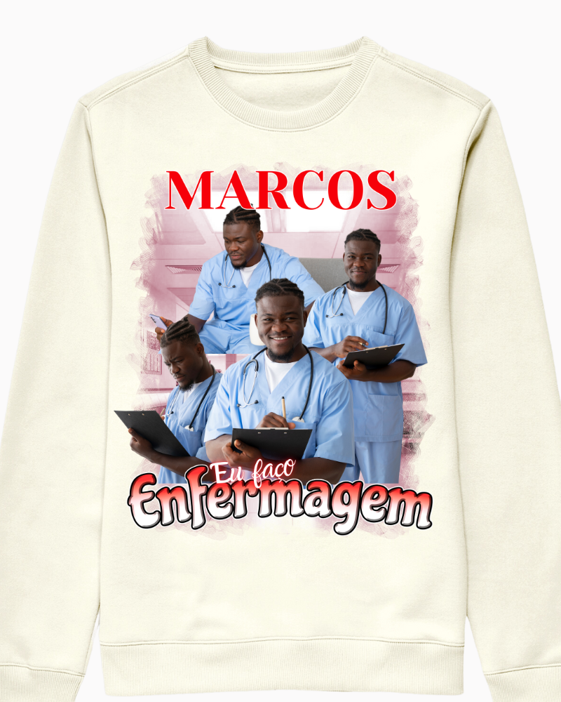 Eu Faço Enfermagem - Moletom