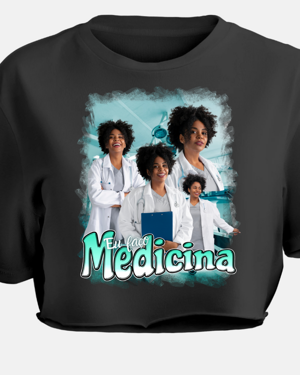 Eu Faço Medicina - Cropped e Regata