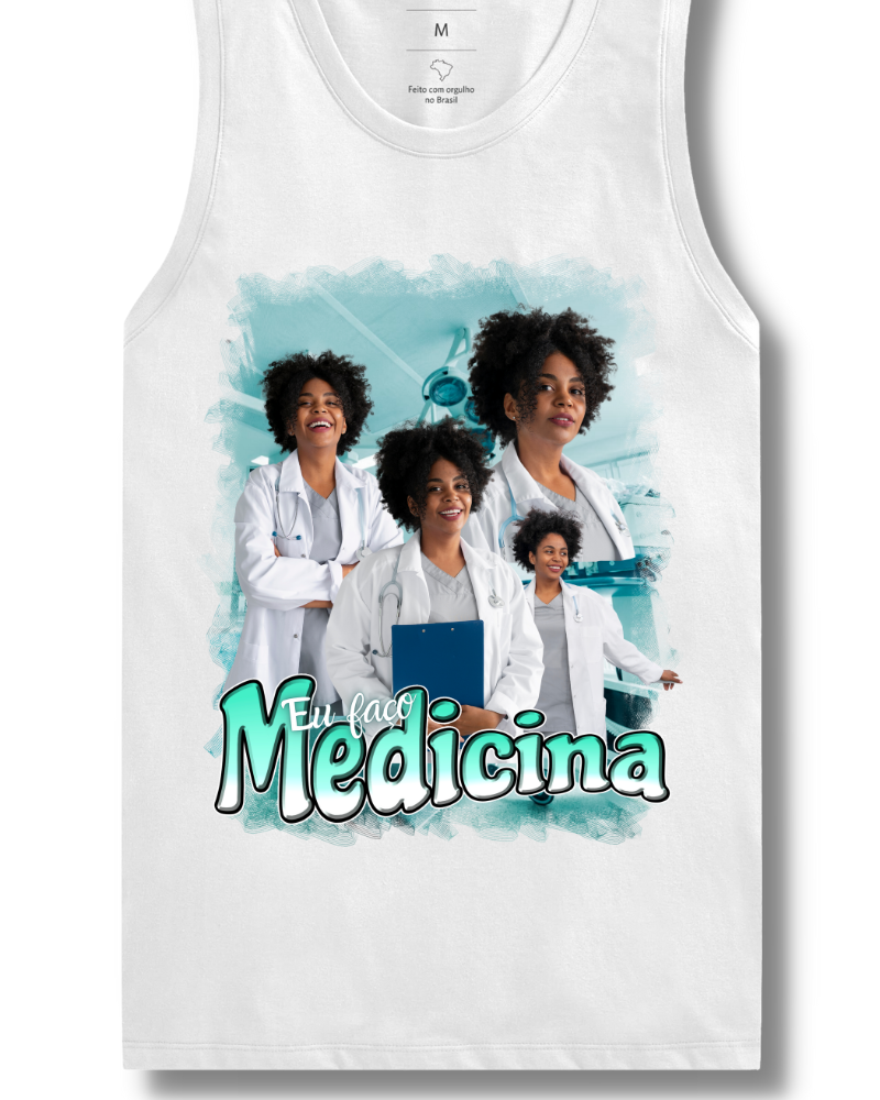 Eu Faço Medicina - Cropped e Regata