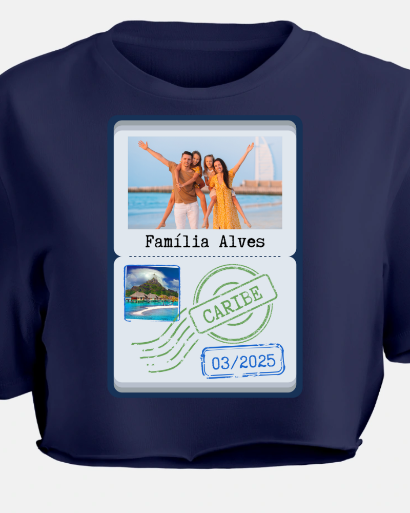Passaporte Carimbado - Cropped e Regata