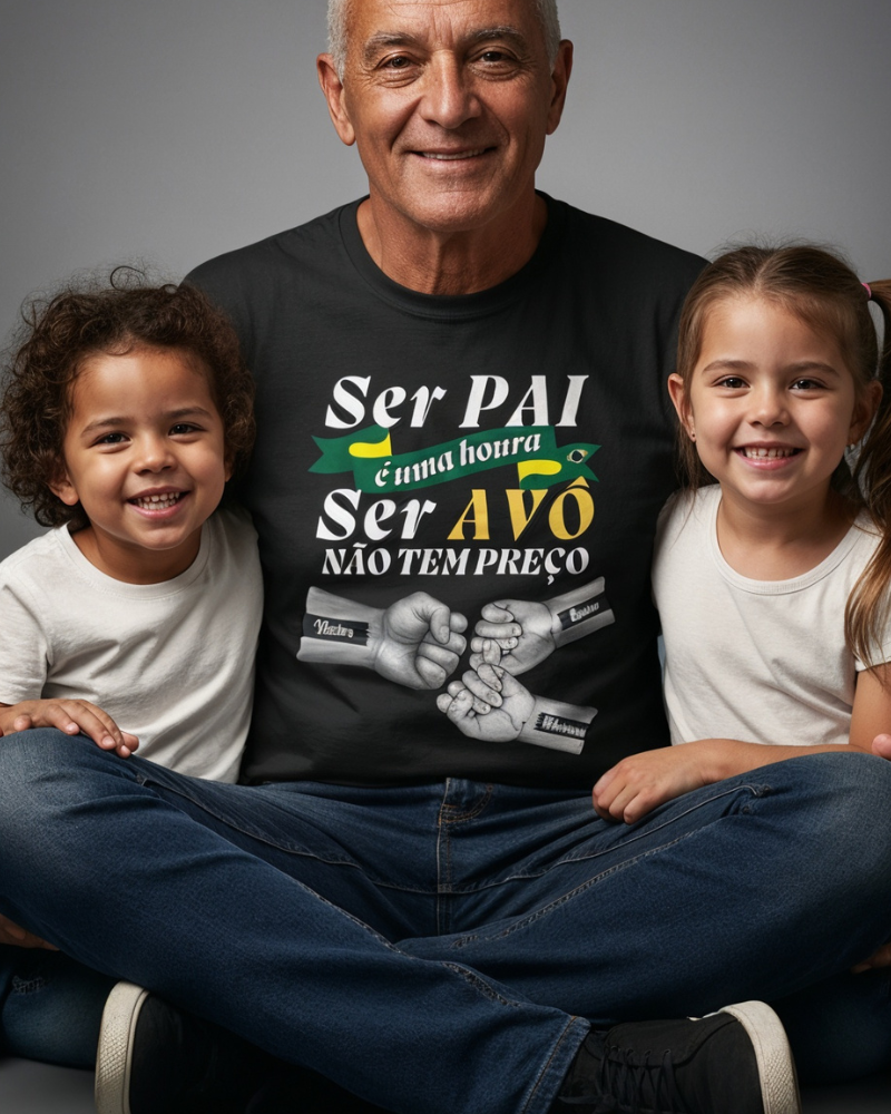 Ser Avô Não Tem Preço - Algodão Peruano