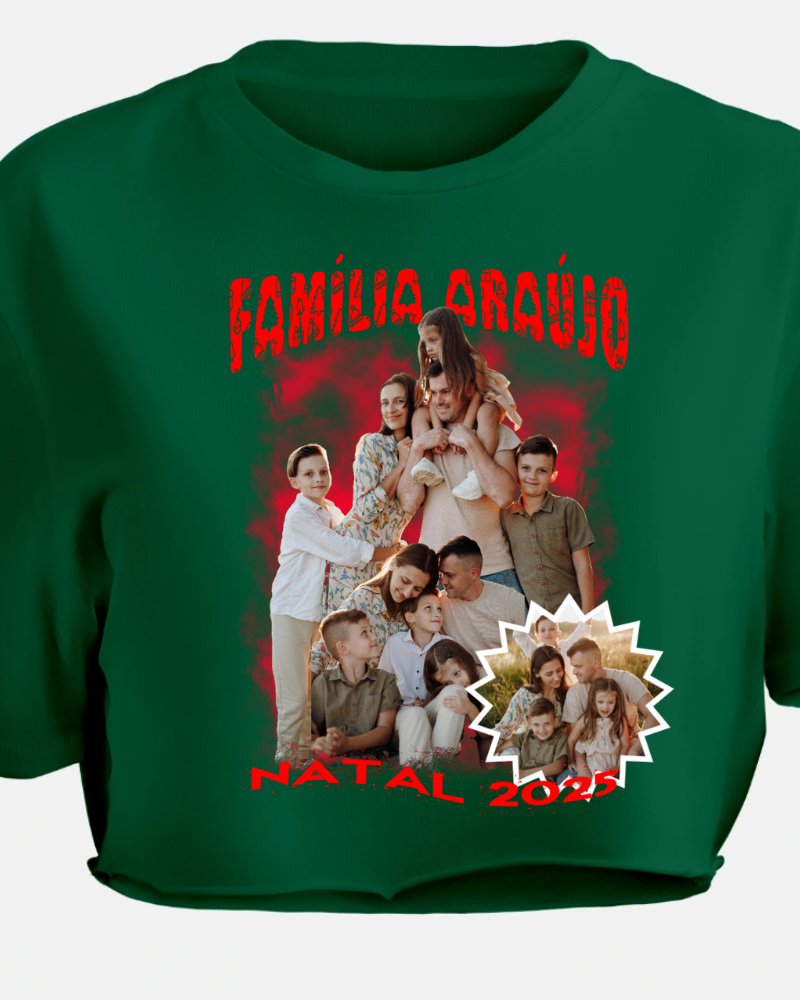 Bootleg de Natal 2025 - Cropped e Regata