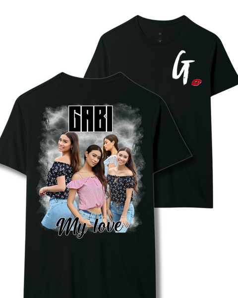 Camiseta Meu Crush Frente e Costas Para Namorados e Casais