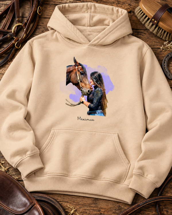 Horse Aquarela - Behorse - Hoodie
