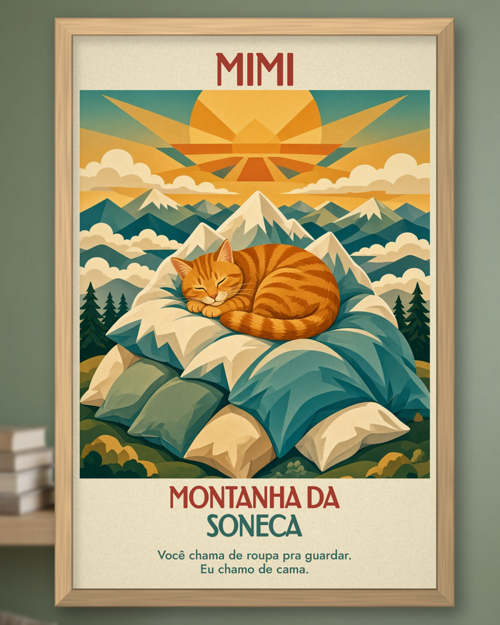 Quadro Lugares do meu Gato – Montanha da Soneca