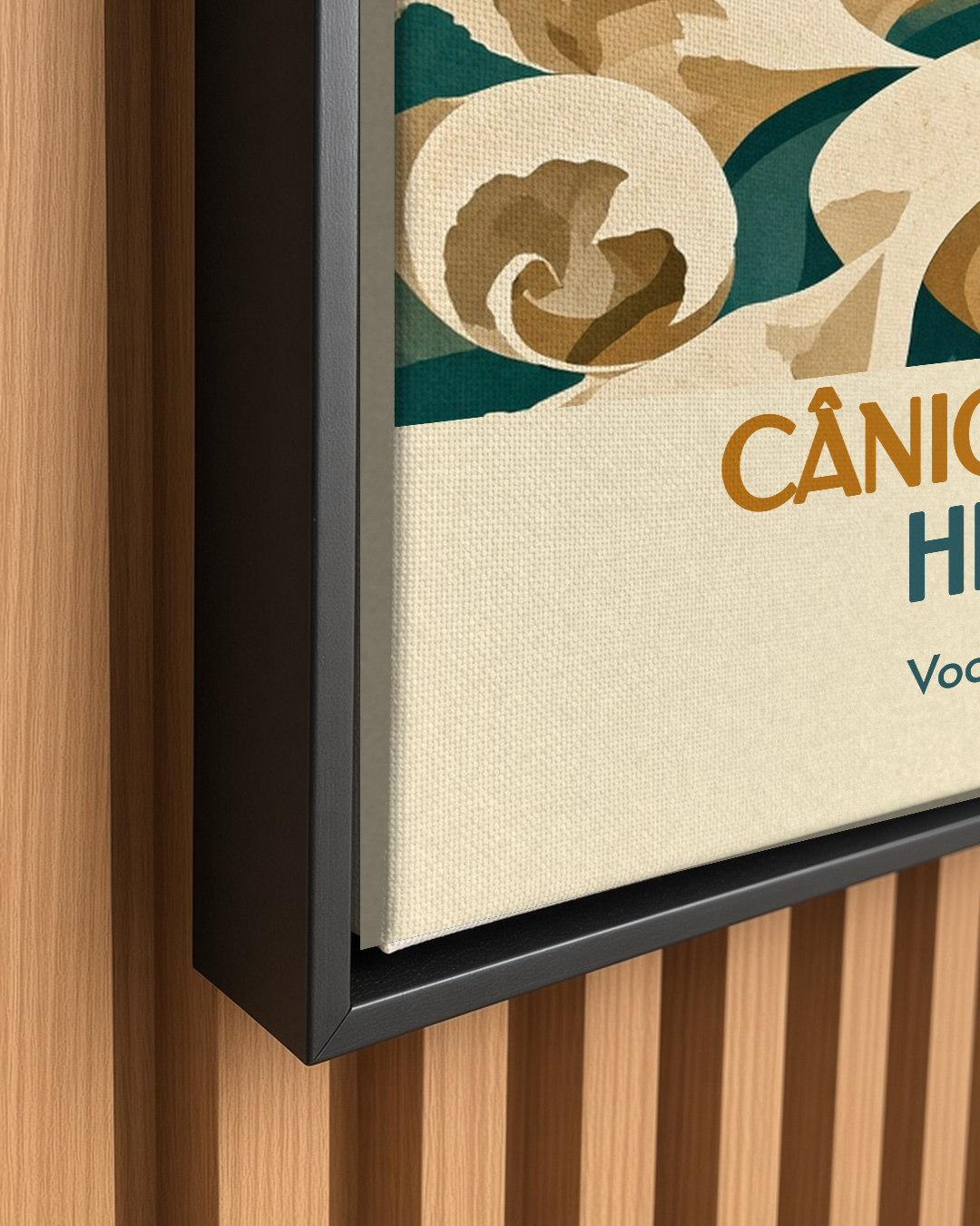 Quadro personalizado Lugares do meu Gato – Cânion do Papel Higiênico em canvas (tela sem vidro) – mockup 1