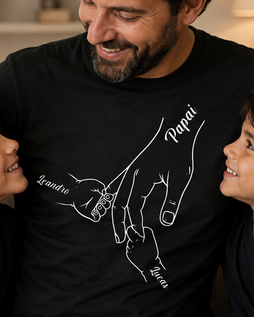 De mãos dadas eu sempre protegerei você
