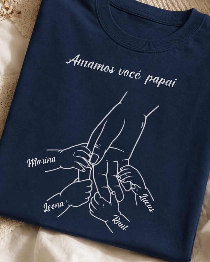 De mãos dadas eu sempre protegerei você