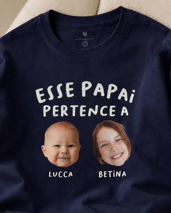 Esse papai pertence a (e vovô)
