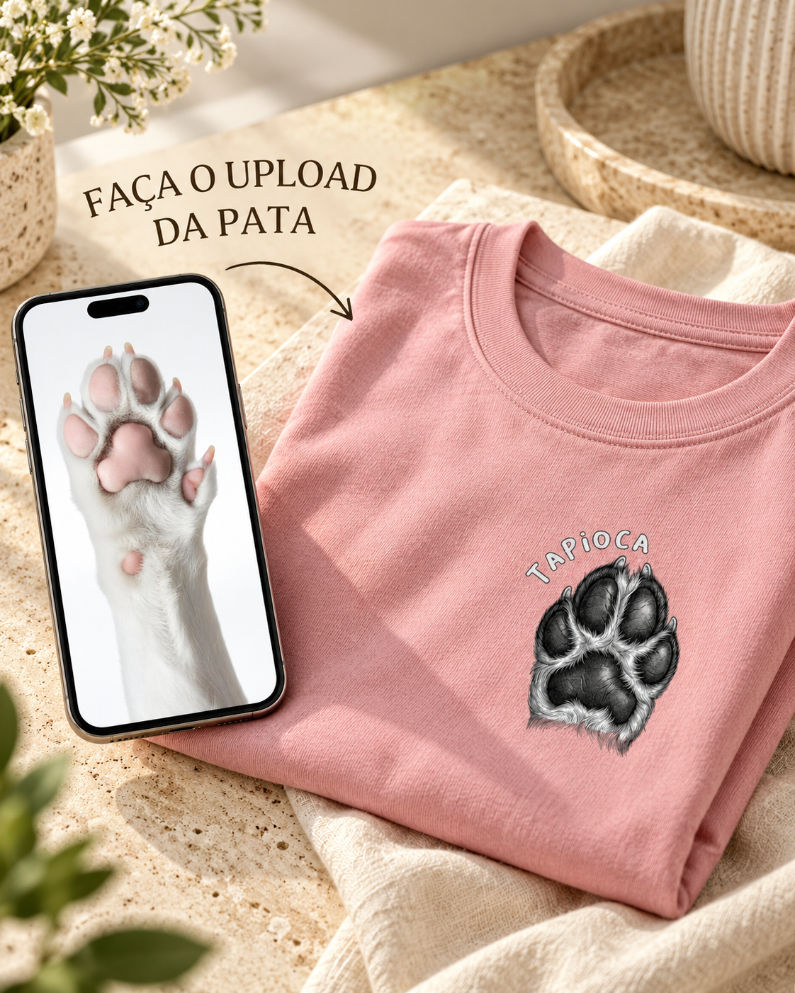 Meu coração tem Patas - Camiseta