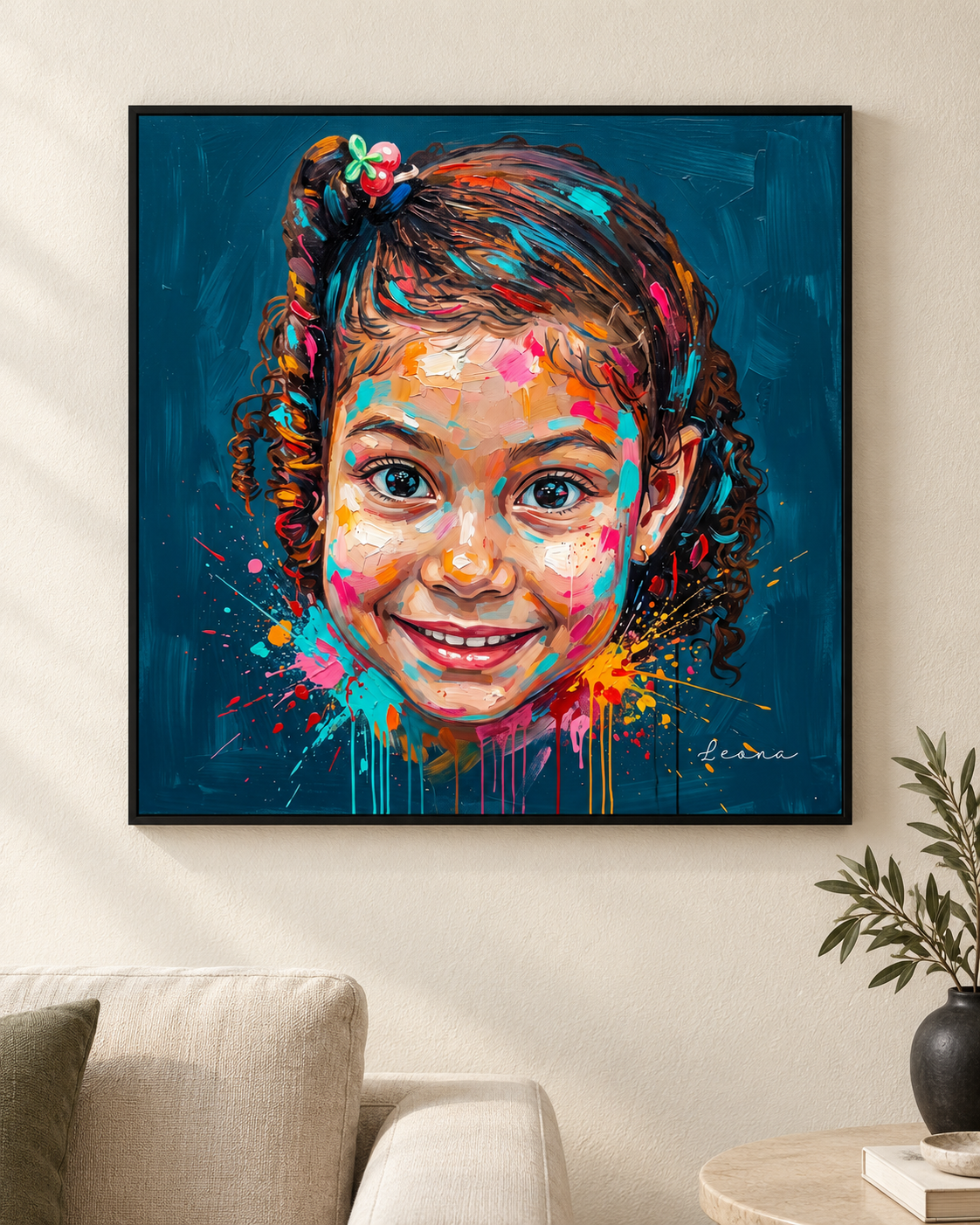Obra de Arte Amor em Cores