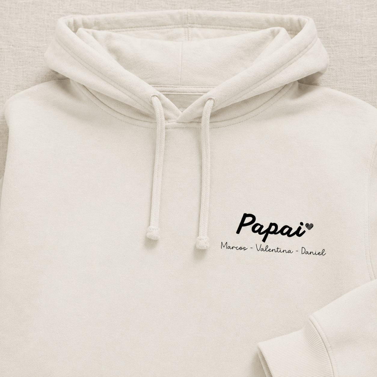 Moletom Papai Minimalista (com nomes)