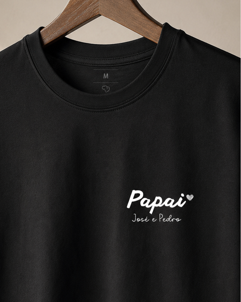 Camiseta Papai Minimalista