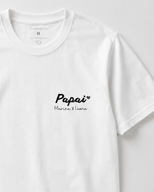 Camiseta Papai Minimalista