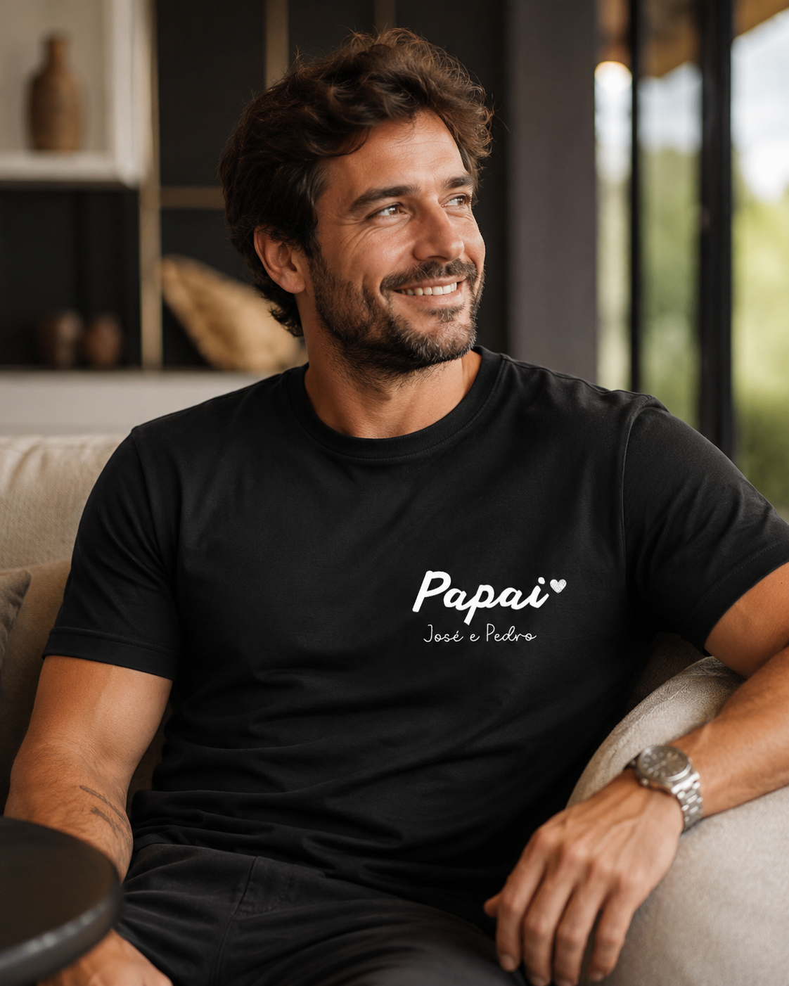 Camiseta Papai Minimalista