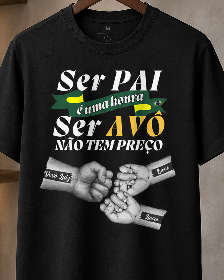 Ser Avô Não Tem Preço - Algodão Peruano