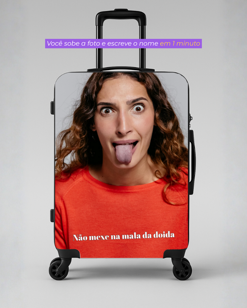 Comic Bag Sua Foto - Capa de Mala