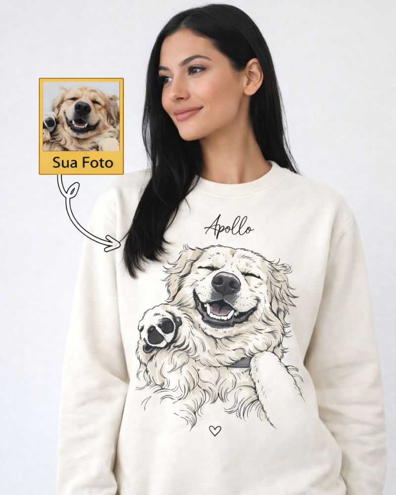 Amor em Patas Sketch - Suéter