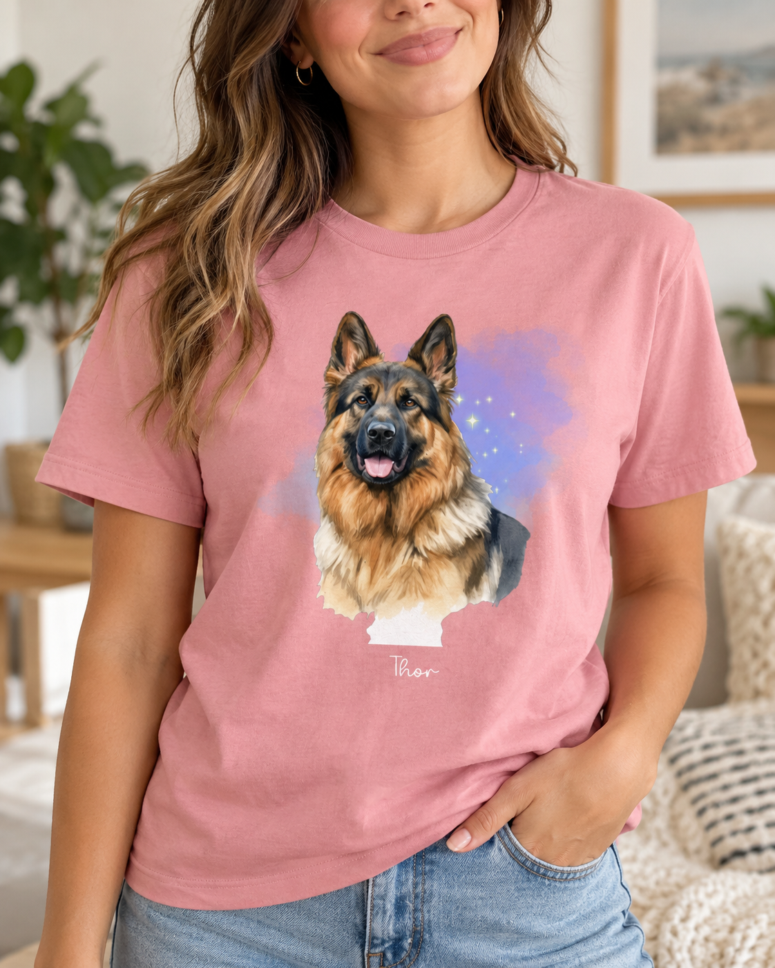 Camiseta Aquarela do Meu Pet
