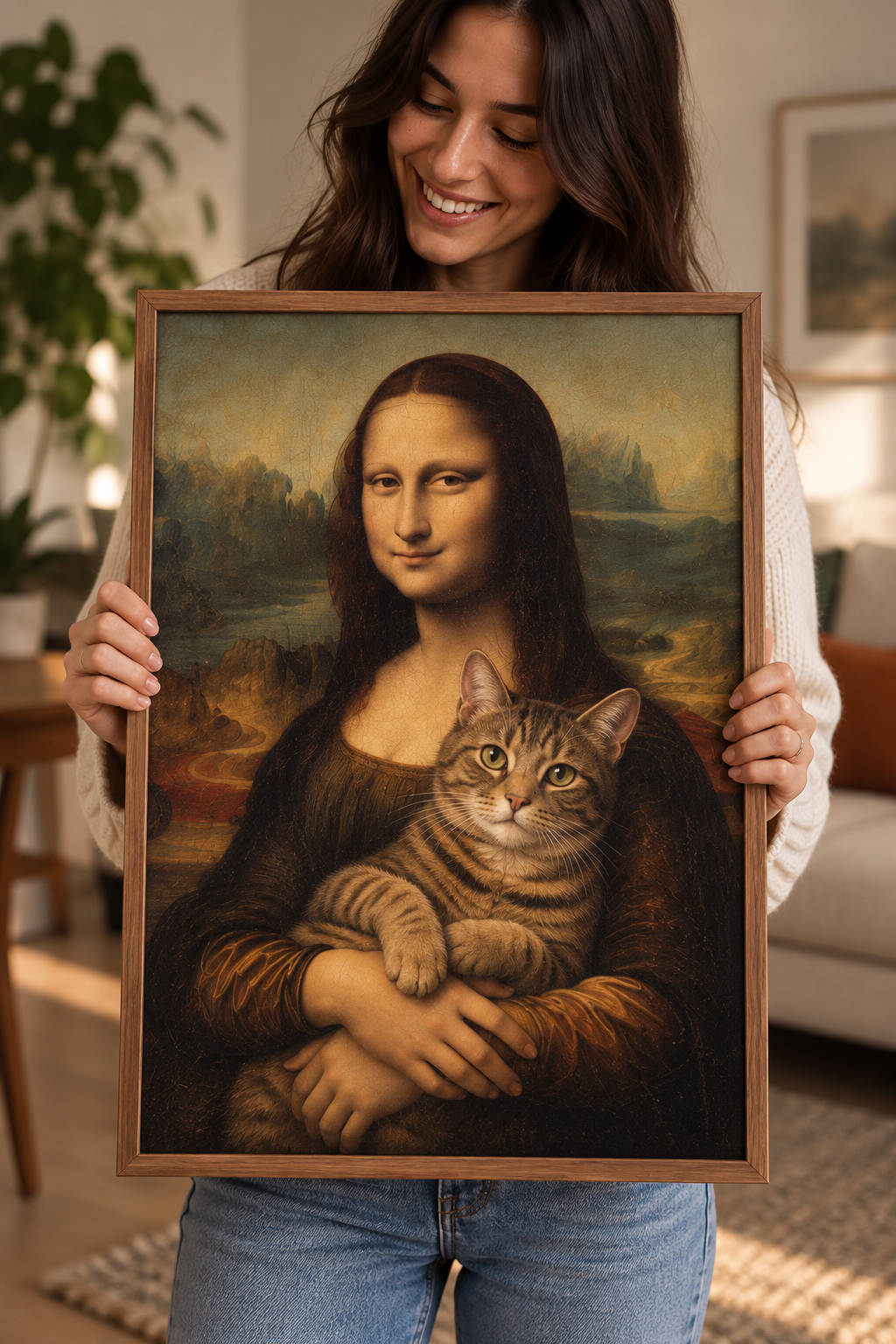 A Musa e o Pet - Quadro