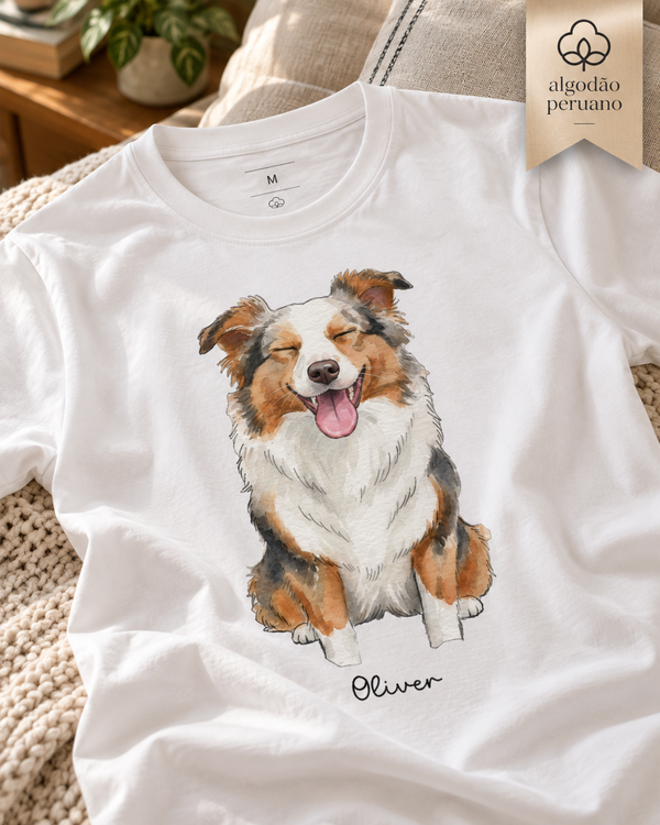 Aquarela do Meu Pet - Algodão Peruano