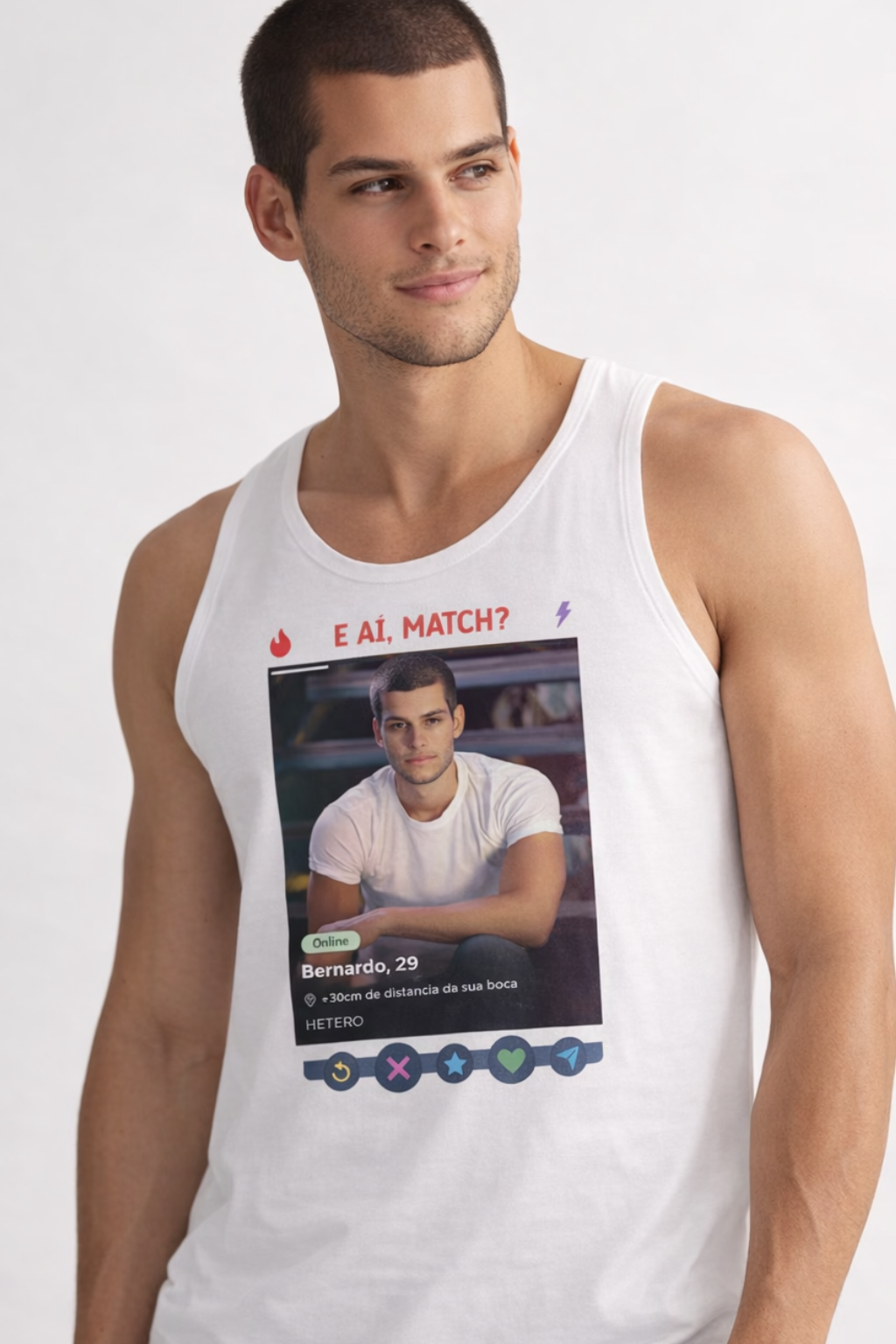 Tinder Carnaval - Cropped e Regata