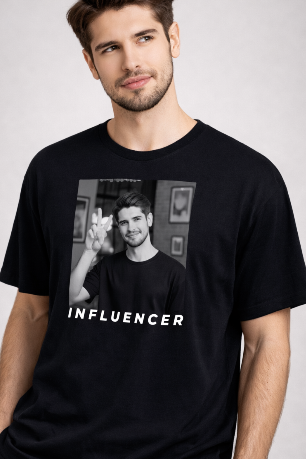 Influencer Sua Foto - Algodão Peruano