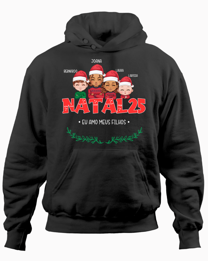 Família Natalina (Só Mamãe) - Moletom