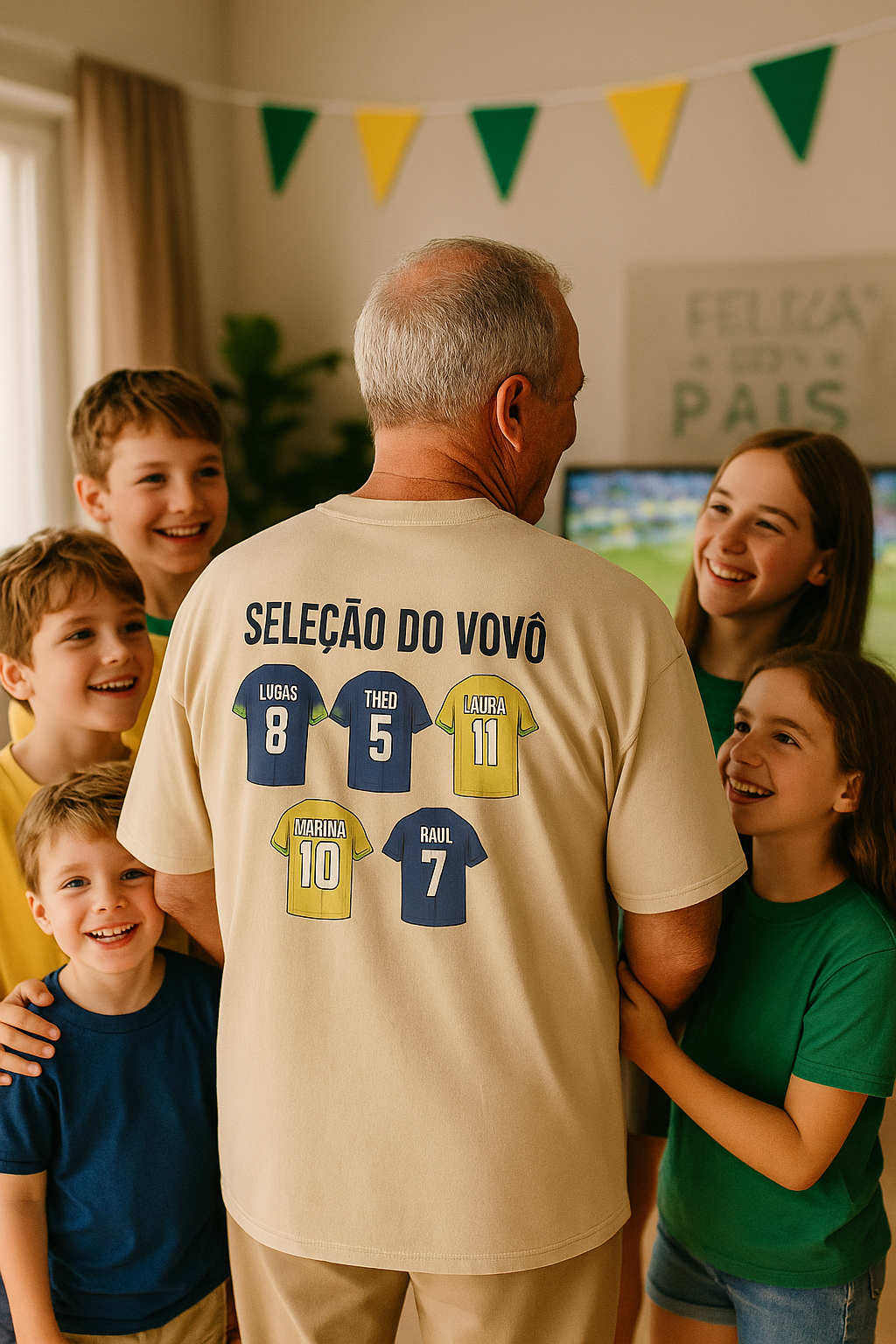 Time do Vovô - Oversized Slim (Frente e Costas)