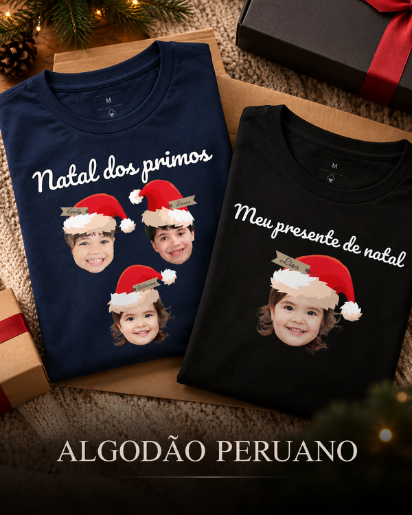 O Melhor Natal é Com Eles - Algodão Peruano