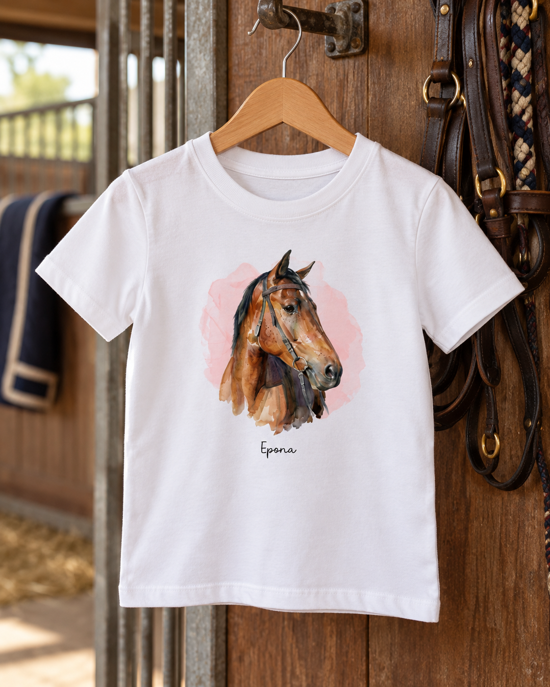 Horse Aquarela - Behorse - Camiseta infantil