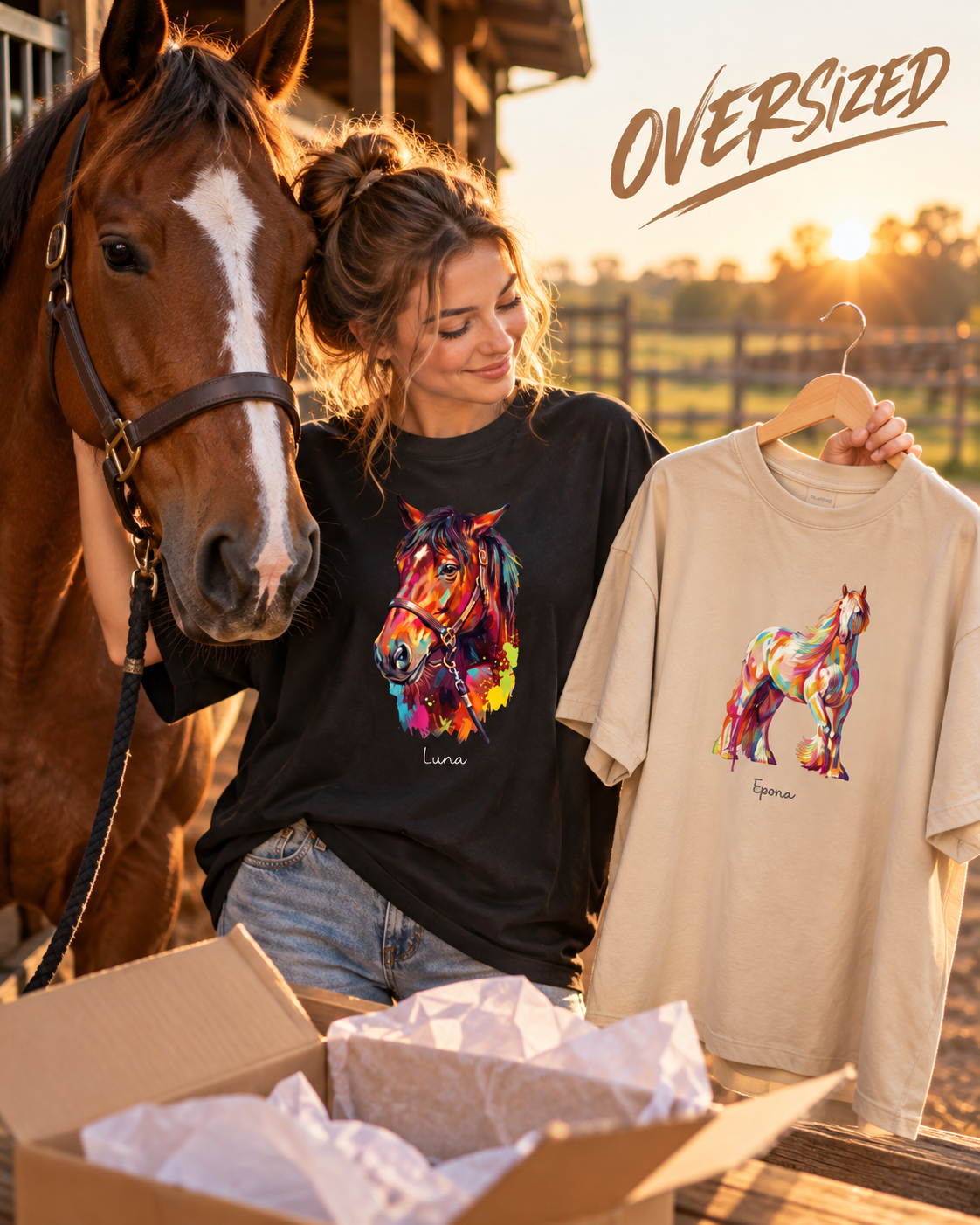 Colors of Freedom - Behorse - Oversized
