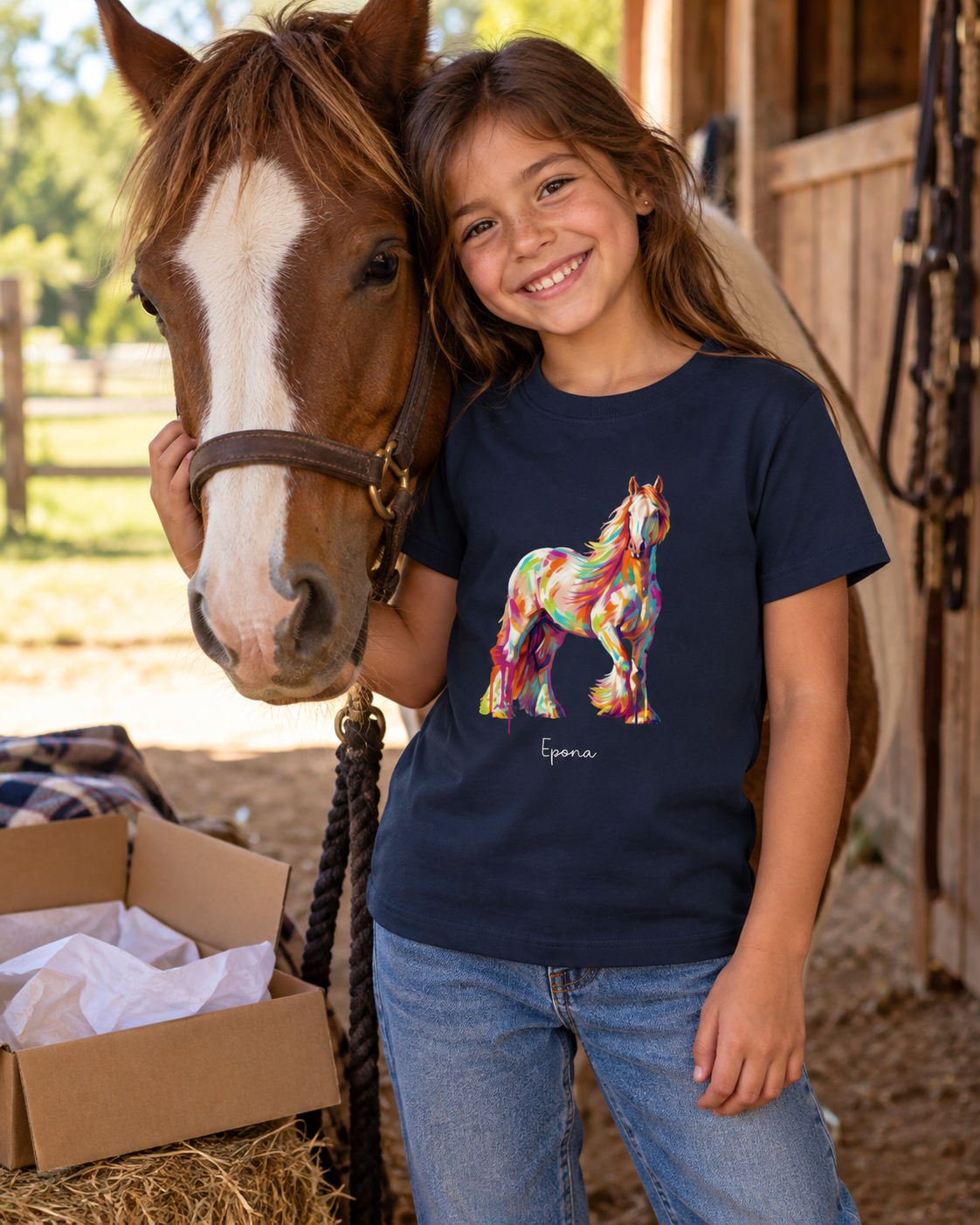 Colors of Freedom - Behorse - Camiseta infantil
