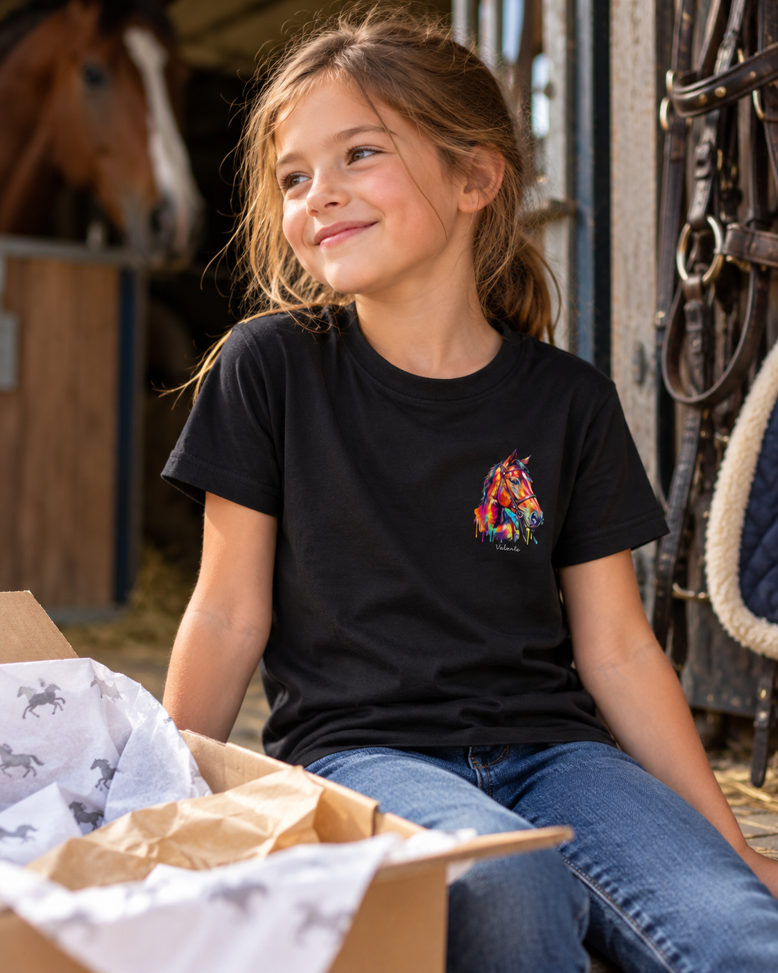Colors of Freedom - Behorse - Camiseta infantil