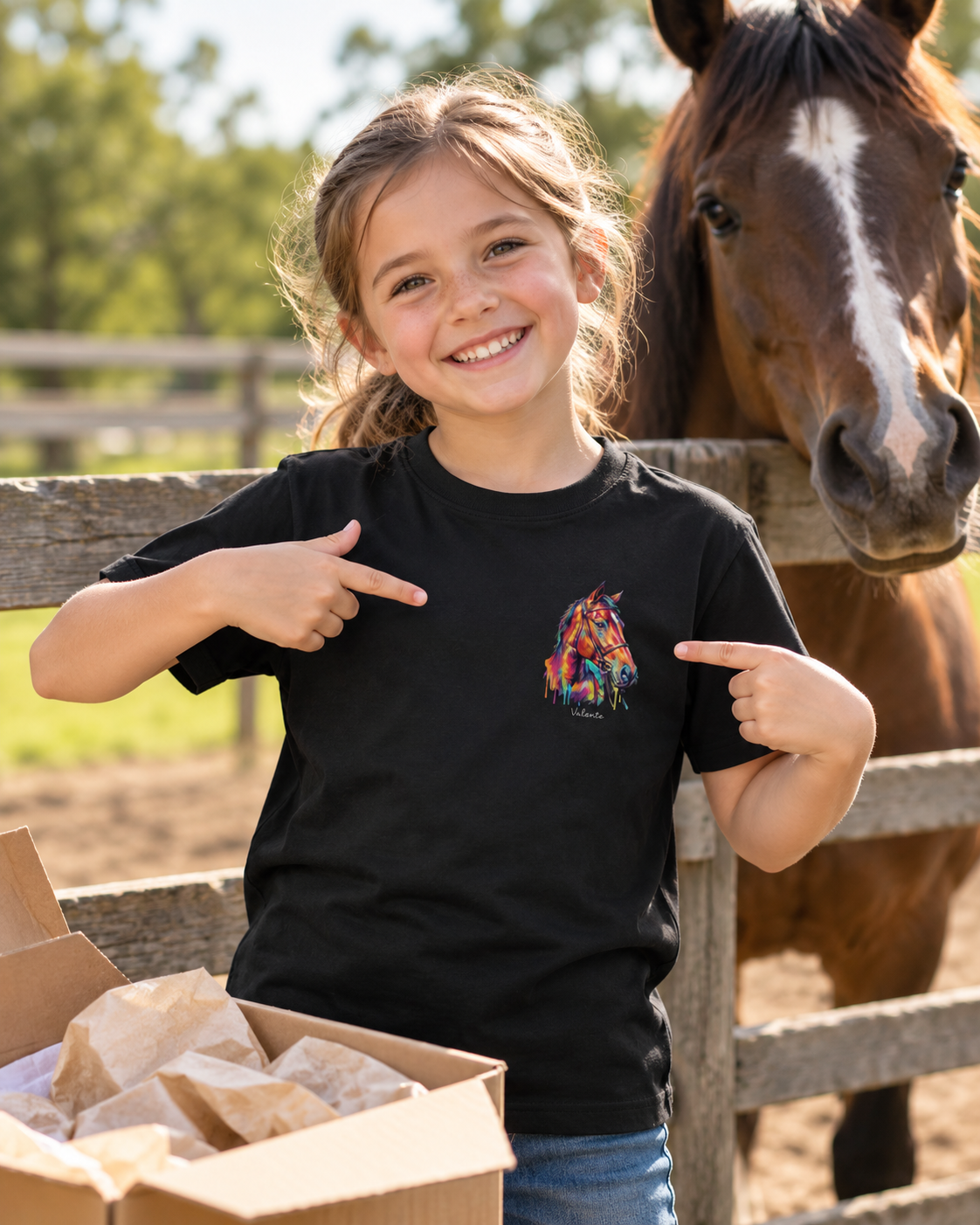 Colors of Freedom - Behorse - Camiseta infantil