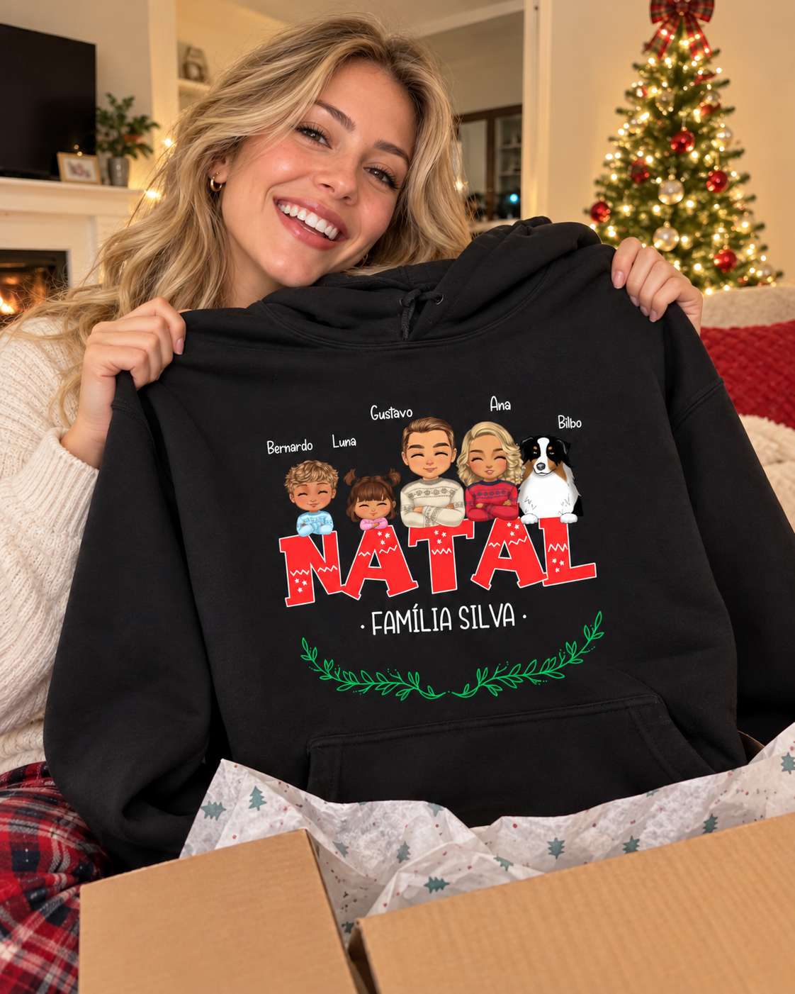 Família Natalina - Moletom