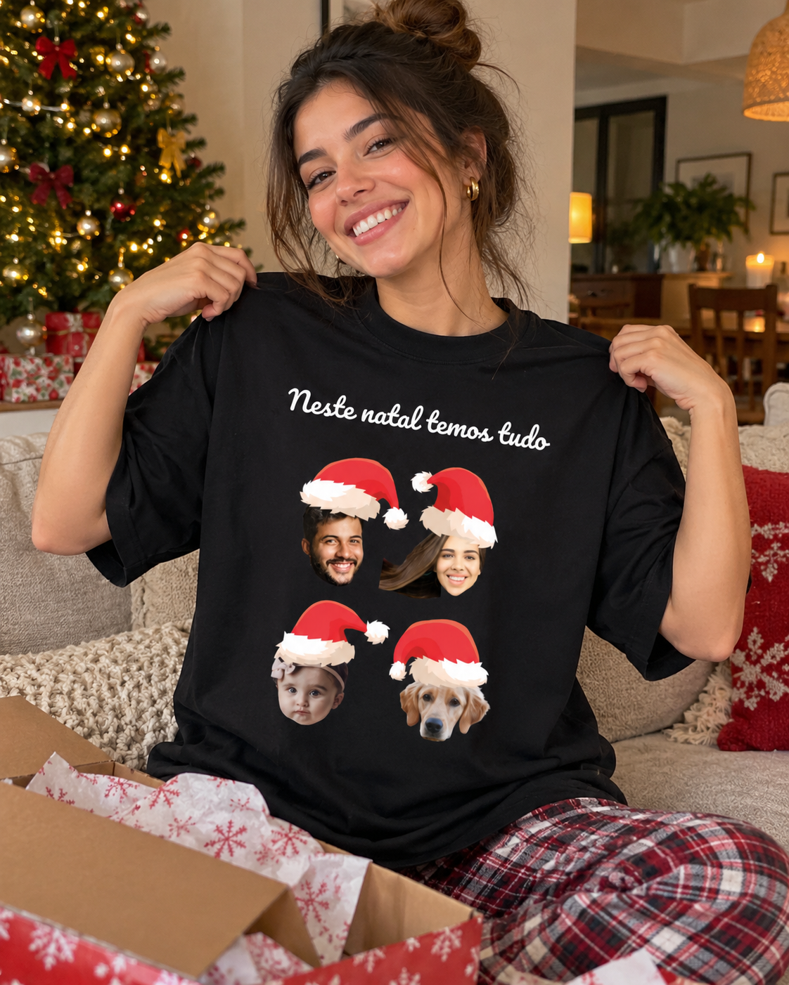 O melhor natal é com eles - Oversized