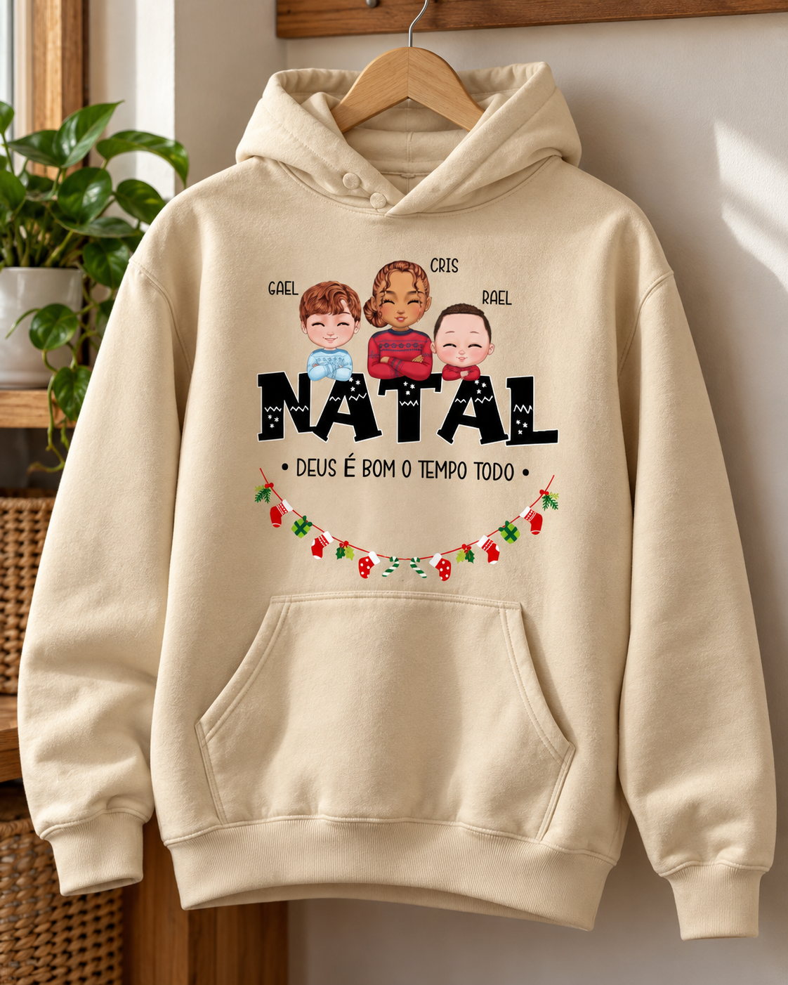 Família Natalina (Só Mamãe) - Moletom
