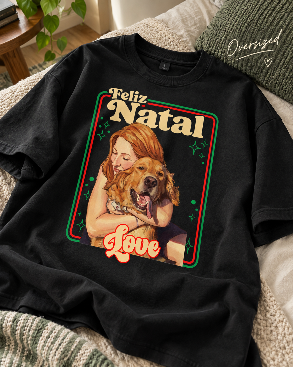 Natal Retro em Família - Oversized