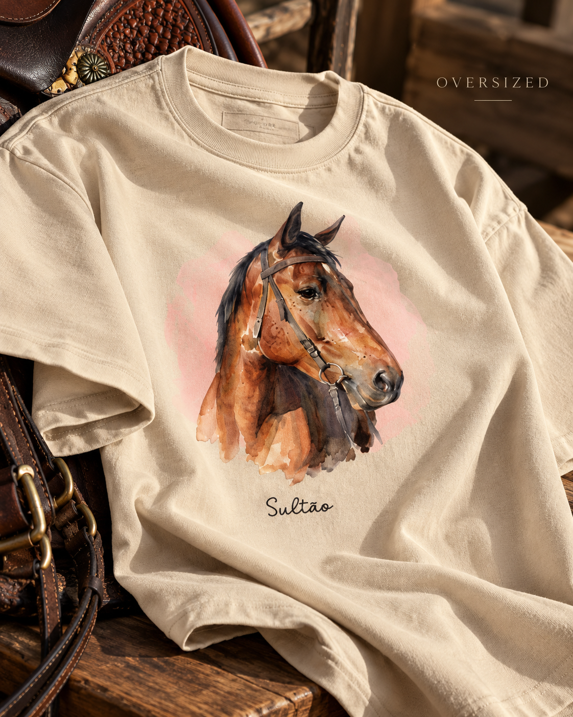 Horse Aquarela - Behorse - Oversized