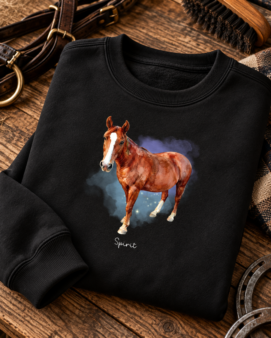 Horse Aquarela - Behorse - Suéter