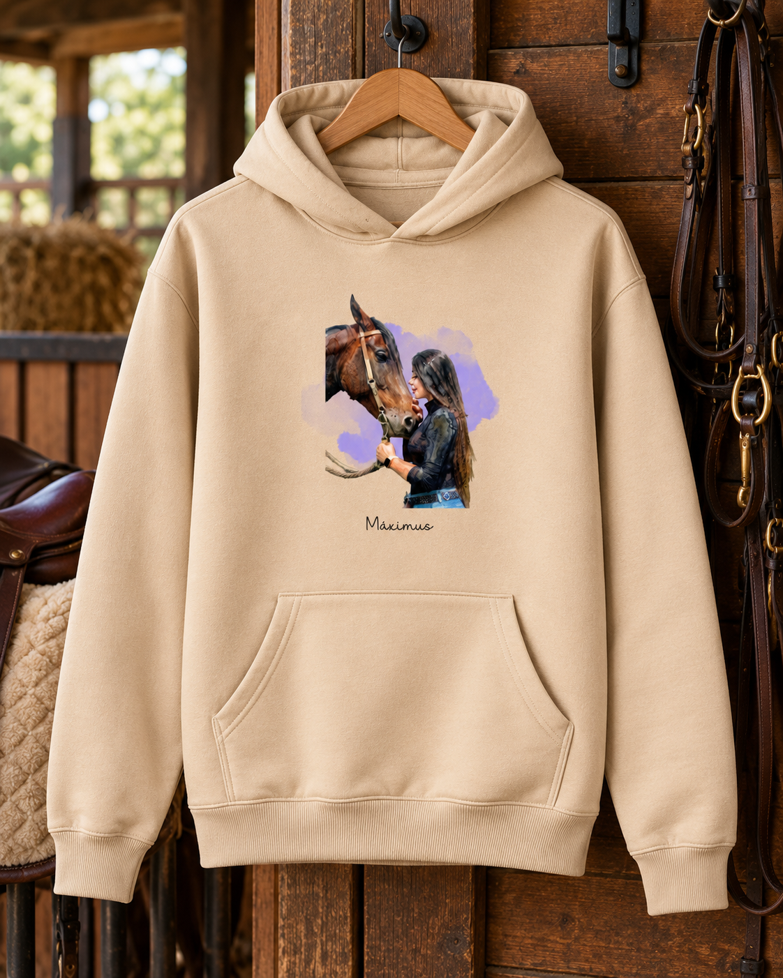 Horse Aquarela - Behorse - Hoodie