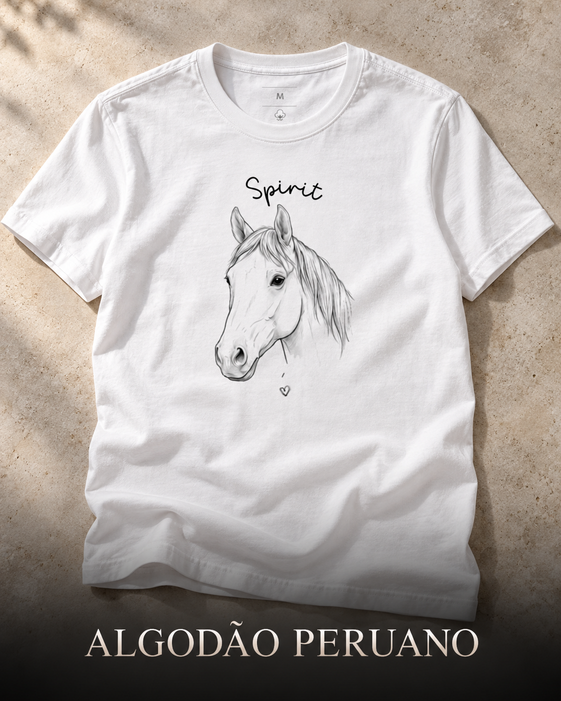 Cavalo, Amor e Arte — Be Horse 01 - Algodão Peruano
