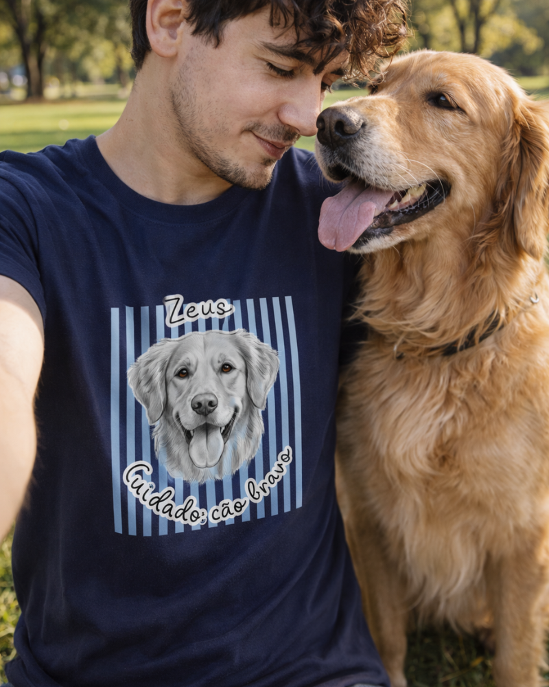 Pet em Listras - Algodão Peruano