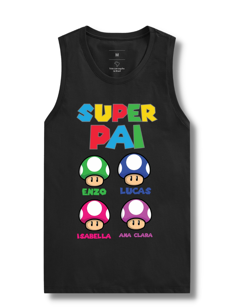 Super Mãe - Cropped e Regata