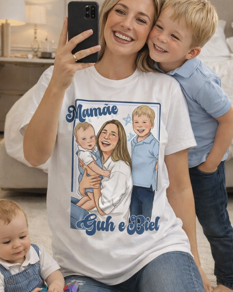 Mamãe amor ilustrado