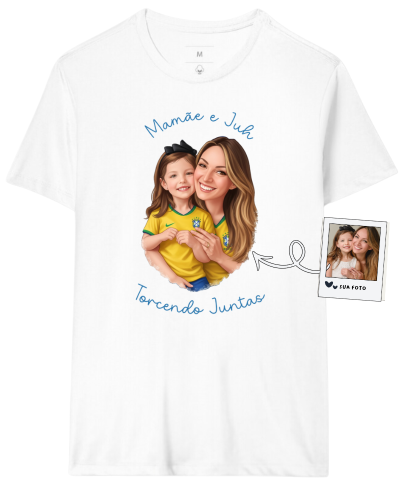 Torcendo juntos - Camiseta mini