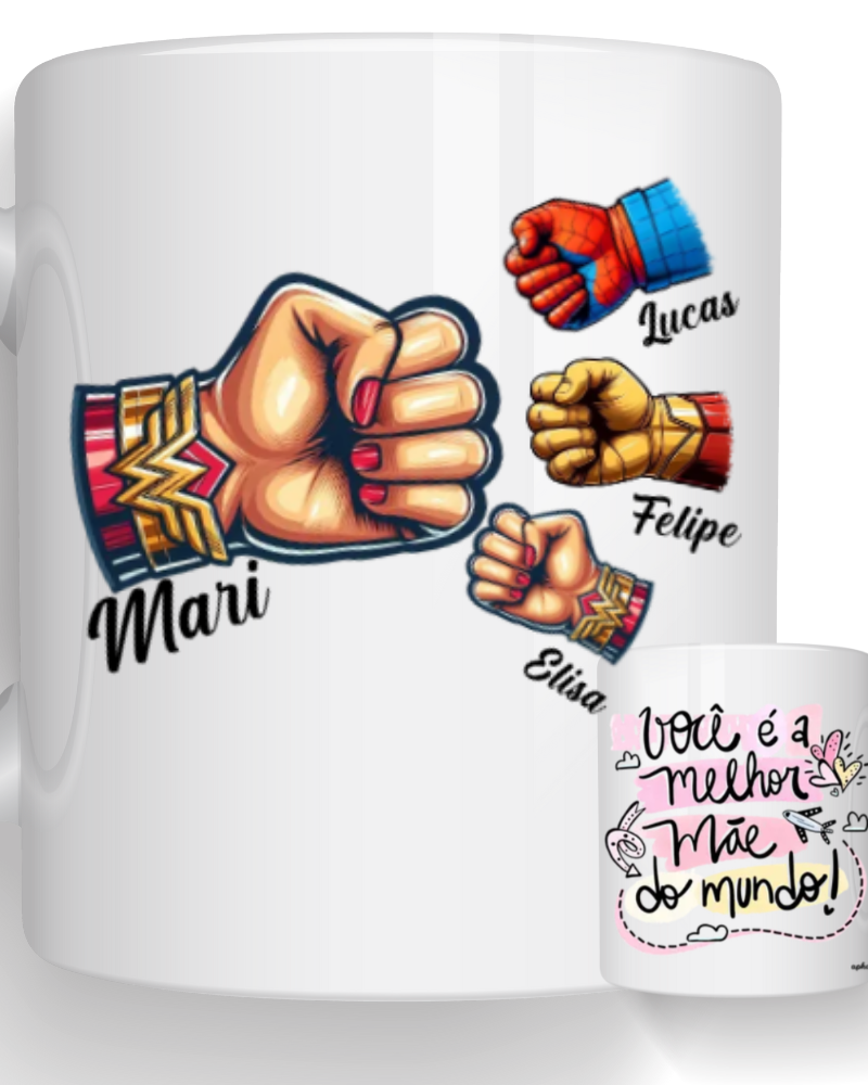 Minha mãe, minha heroína - caneca