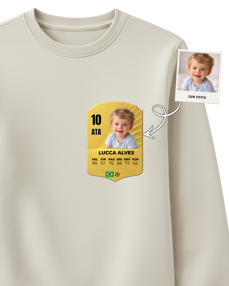 Camiseta Gold Rare Card - Copa do Mundo 2026 - Moletom