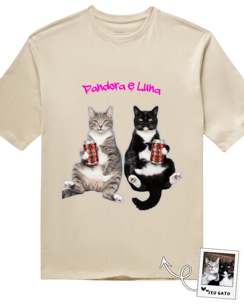 Meu gato vida louca - Oversized